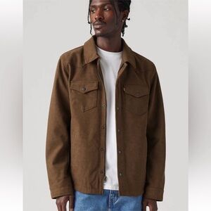 Levi’s Faux Suede Western Shacket Jacket